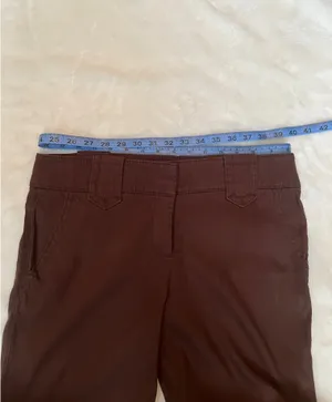 Bebe Brown Linen Pants size 8 thumbnail 9