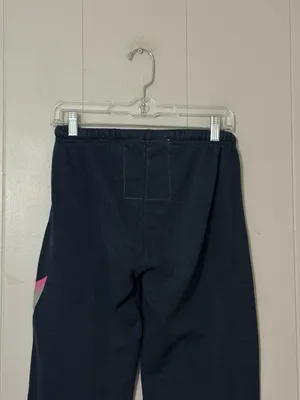 Aviator Nation Rainbow Bolt Sweatpants Charcoal Gray Joggers Size S thumbnail 8