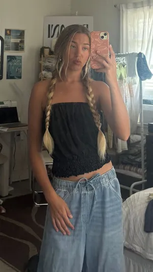 Grey Urban Strapless Top Size XS thumbnail 1