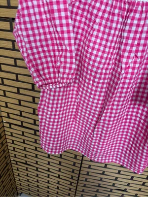 Woman within pink and white plaid top size 18/20 thumbnail 4