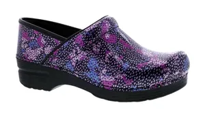 Dansko Multicolor clogs Professional Dotty Abstract Patent Rocker Comfort 8 thumbnail 1
