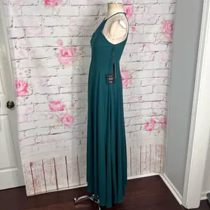 Lulu’s NWT Night of Romance Emerald Green Sleeveless Maxi Dress thumbnail 11