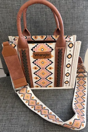 Wrangler Southwestern Crossbody Tote Bag thumbnail 5