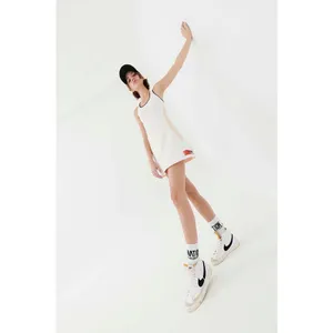 P.E‎ Nation Backswing Dress in Optic White Small Gym Tennis Running thumbnail 4