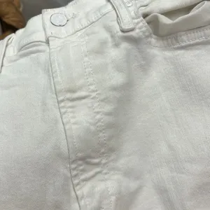 RTR sz 30 (10) MOTHER Fairest Of Them All The Looker Crop Jeans solid white Jean thumbnail 11