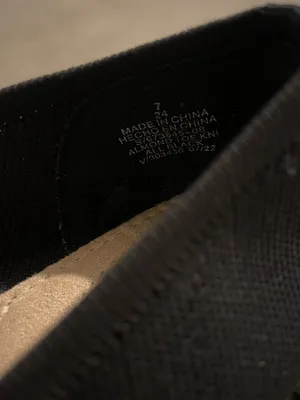 Old Navy Black Knit Slip-On Ballet Flats thumbnail 3