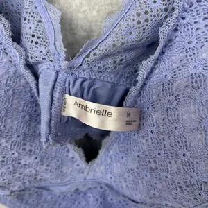 Ambrielle Womens Light Blue Lace Bralette Size Medium Padded thumbnail 4