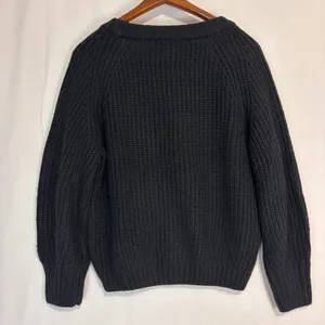 PRETTYGARDEN Cardigan Women Sz S Chunky Knit V-Neck Button Oversized Minimalist‎ thumbnail 5