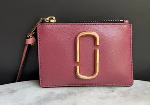 Marc Jacobs Snapshot Top Zip Multi Wallet - Pink Saffiano Leather thumbnail 1