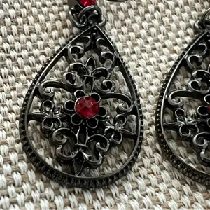 Victorian Style Goth Drop Earrings – For When You’re Haunting in Style thumbnail 2