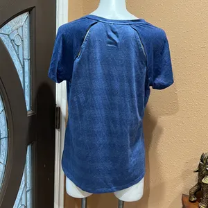 The north face blue short sleeve T-shirt thumbnail 4