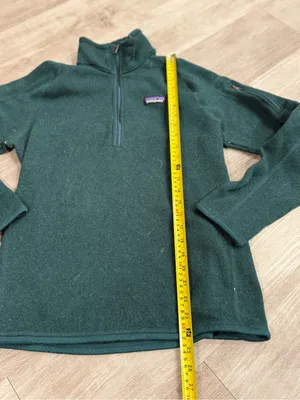 Patagonia Women's Better Sweater in Forest Green Size Large thumbnail 4