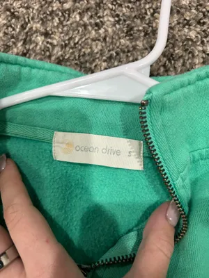 Quarter Zip Green thumbnail 3