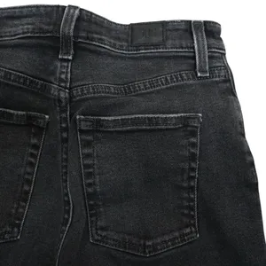BDG Womens 26 Kick Flare High Rise Cropped Jeans in Black thumbnail 7