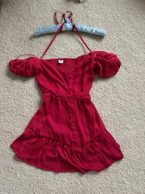 Kimchi Blue Urban Outfitters Red Mini Dress thumbnail 1