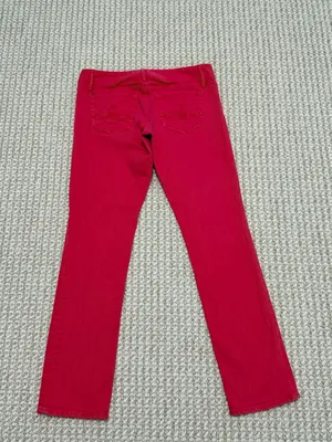 Lilly Pulitzer Worth Pink Straight Jeans size 12 thumbnail 3