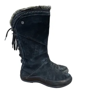 The North Face Janey Black Suede Waterproof Snow Winter Boots Primaloft Womens 8 thumbnail 2