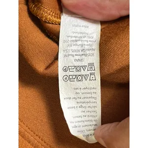 Spanx AirEssentials Half Zip Pullover Butterscotch Orange Soft Lounge Top Small thumbnail 7