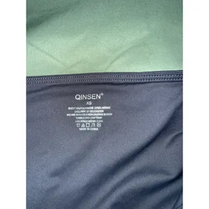 Qinsen 2 Pack One‎ Shoulder Ruched Tank Tops Pink Grey XS NWT thumbnail 7