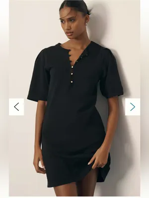 Nation LTD Sallie Mini Dress - Size Medium - Black thumbnail 3
