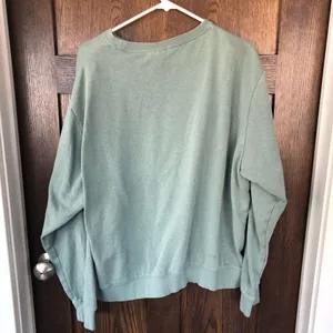 Nike Seafoam Green Glitter Logo Crewneck Women's XL thumbnail 4