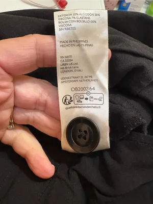 Anthropologie Maeve Black Straight Leg Trousers thumbnail 7