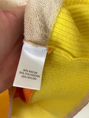 Kerri Rosenthal Colorblock Sun Heart Cardigan Medium thumbnail 5