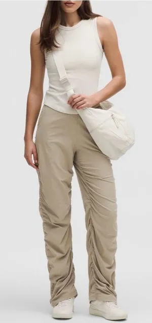 Lululemon Dance Studio Slim Fit High Rise Ruched Flared Pants Women’s Size XL thumbnail 1
