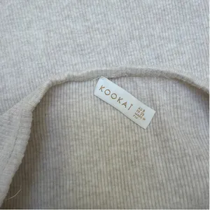 Kookai Knit Mini Skirt Size US4 Oatmeal Beige thumbnail 3