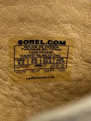 Sorel Cameron Flatform Slide Sandal Women 8.5 Beige Leather Criss Cross Platform thumbnail 6