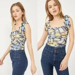 Free People Avenue Print Tank Top in Mint Combo Size Large $58 thumbnail 11