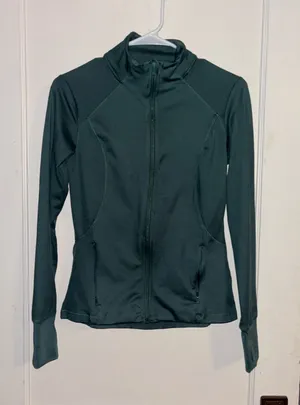 Target Green Long Sleeve Zip-Up Jacket thumbnail 1