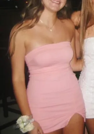 Strapless Pink Dress thumbnail 4