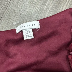Topshop Deep Red Maxi Skirt thumbnail 12