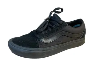 Vans Old Skool Unisex Black Lace Up Low Top Suede Casual Sneakers Shoes Size 6 thumbnail 1