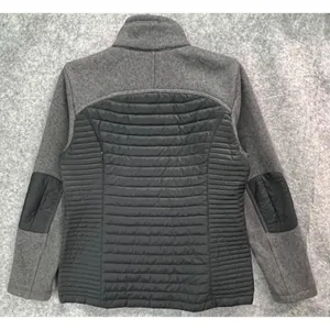 Eddie Bauer Jacket Womens S‎ Gray Black Down Fleece Puffer Insulated Full Zip thumbnail 4