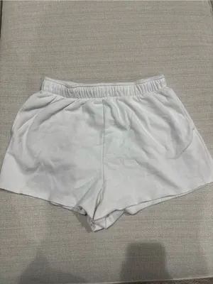 DSG White Women's Athletic Lounge Shorts Size L thumbnail 2