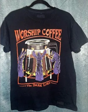 Steven Rhodes “worship coffee” tee thumbnail 1