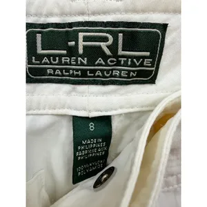 Lauren Active Ralph‎ Lauren White Nylon Cargo Pants Wide Leg Utility Womens 8 thumbnail 5