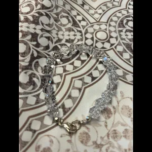 Sparkling bracket see thru sterling silver thumbnail 3
