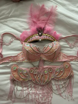 Showgirl, Mermaid, Carnival Dancer, Halloween Costume thumbnail 2