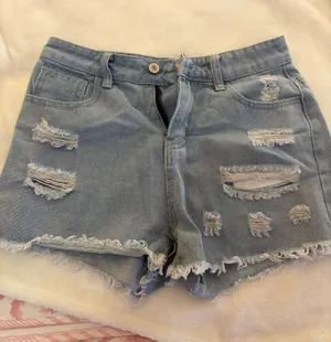 Denim shorts Blue thumbnail 1