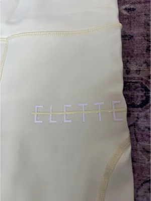 Hello Molly Elette Fit Yellow Leggings High Waisted thumbnail 2