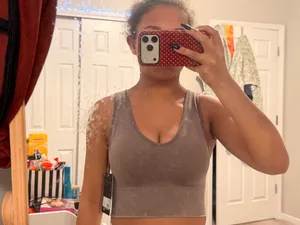 90 Degrees by Reflex Brown Sports Bra thumbnail 3
