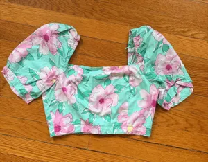 Gianni Bini Top Crop Floral thumbnail 1