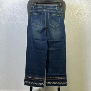 G‎ by Giuliana Embroidery Jeans Blue Size 0 thumbnail 6