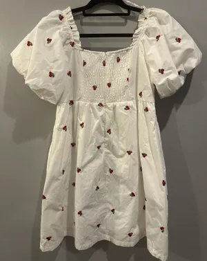 Altar'd State Embroidered Cherry Dress thumbnail 2