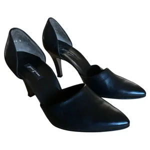 Paul Green Black Leather Pumps thumbnail 1
