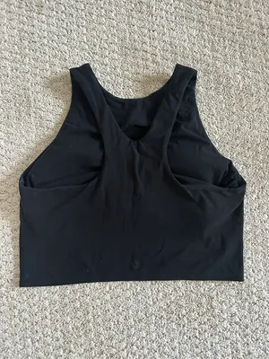 Athleta Conscious Crop Bra A-C in Black thumbnail 2