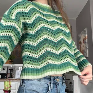 Hippie Rose Green Sweater thumbnail 3
